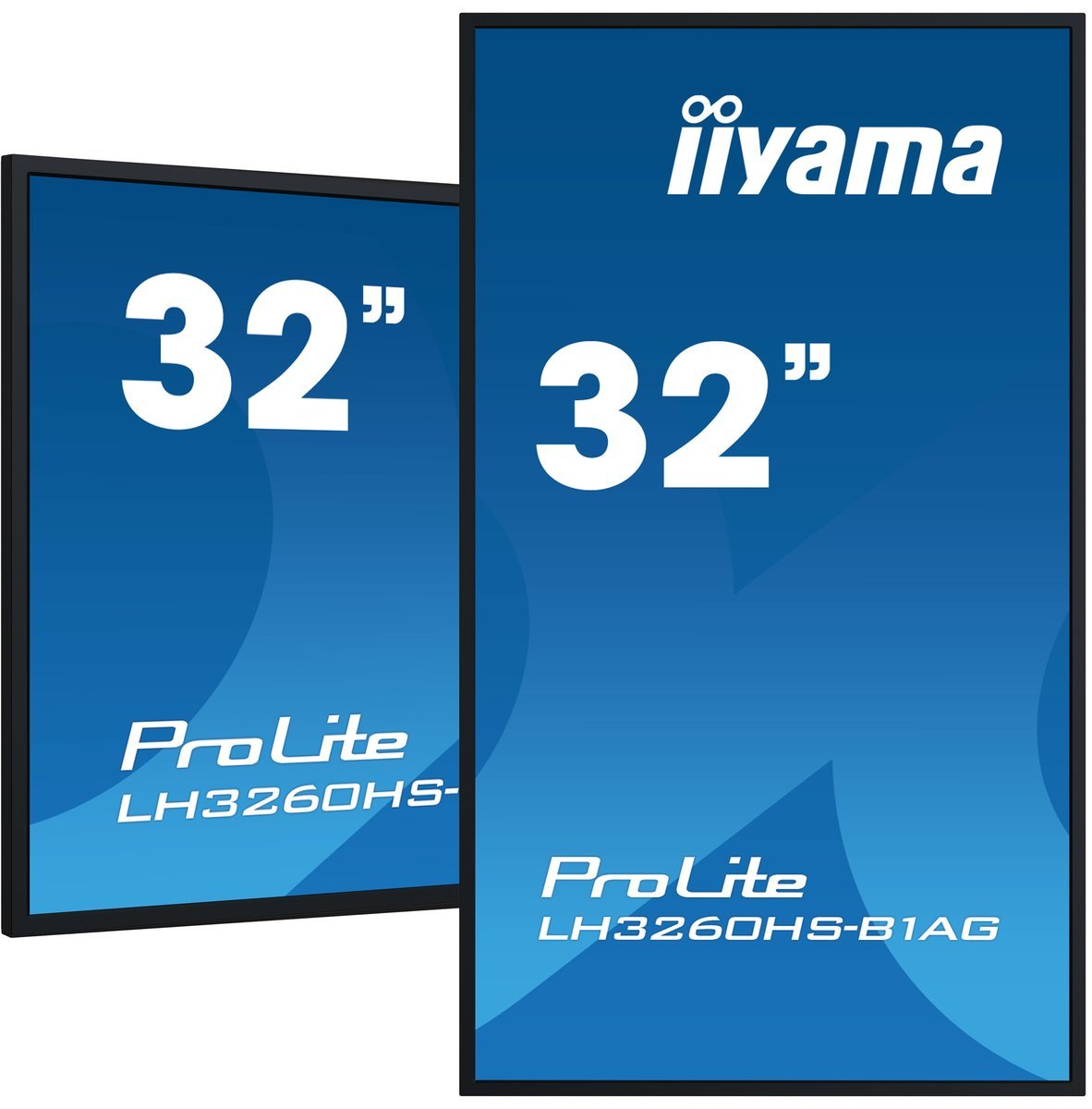 iiyama ProLite LH3260HS-B1AG - 32" Categoria diagonale (31.5" visualizzabile) Display LCD retroilluminato a LED - segnaletica digitale - con lettore multimediale integrato nel SoC - 1080p (Full HD) 1920 x 1080 - luminoso sul bordo - nero, finitura opaca