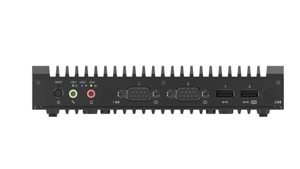 Lenovo ThinkEdge SE10 Intel Atom® x6425RE 8 GB DDR4-SDRAM 256 GB SSD Windows 11 IoT Enterprise Mini PC Nero