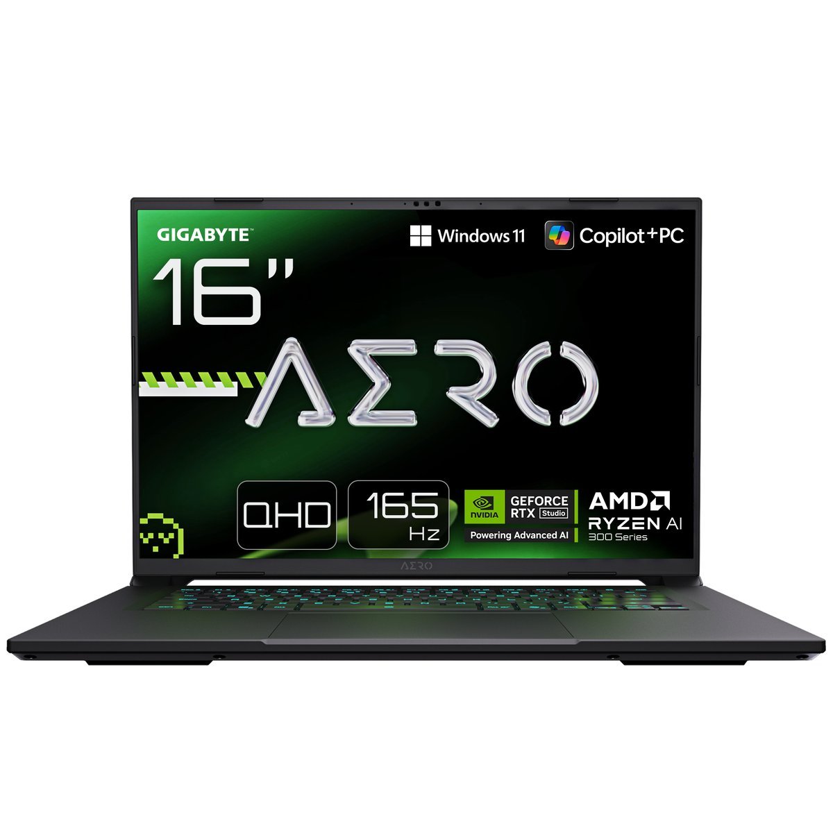 GIGABYTE AERO X16 1VH93ITC94AH GAMING COPILOT+ PC 16" WQXGA 165Hz AMD RYZEN AI 7 350 RAM 16GB-SSD 1TB NVMe-NVIDIA GeForce RTX 5060 8GB-WI-FI 6E + GIGABIT LAN-TASTIERA RGB-WIN 11 HOME