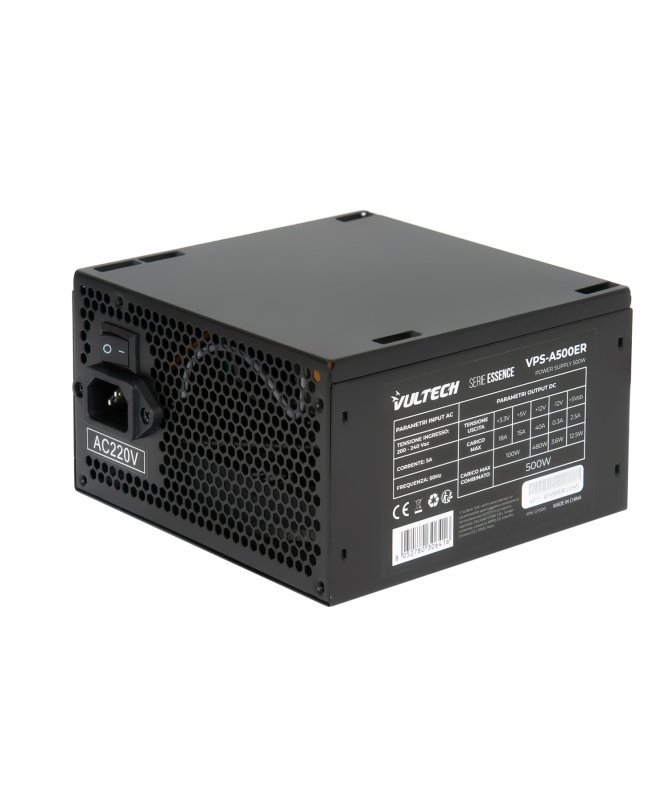 Vultech VPS-A500ER alimentatore per computer 500 W 24-pin ATX ATX Nero