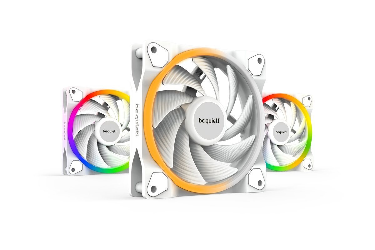 be quiet! Light Wings High-Speed ARGB Fan - 120mm - Bianco (3pz)