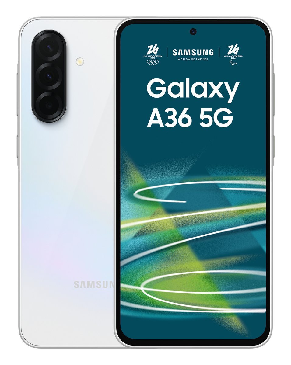 Samsung SM-A366B A36 6+128GB 6.7" 5G Awesome White ITA
