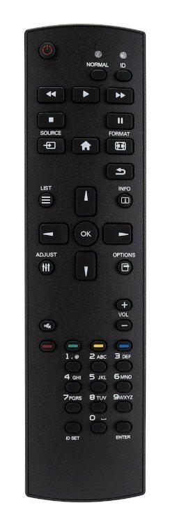iiyama RC REMOTEV09 per L40/42/46/52/81/82/X73/G80/LHx x54/75/65/39AS/LH10551 (modelli attuali)