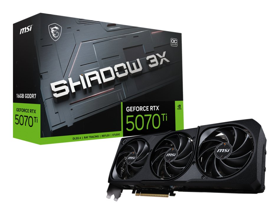VGA MSI RTX 5070TI SHADOW 3X OC 16 …
