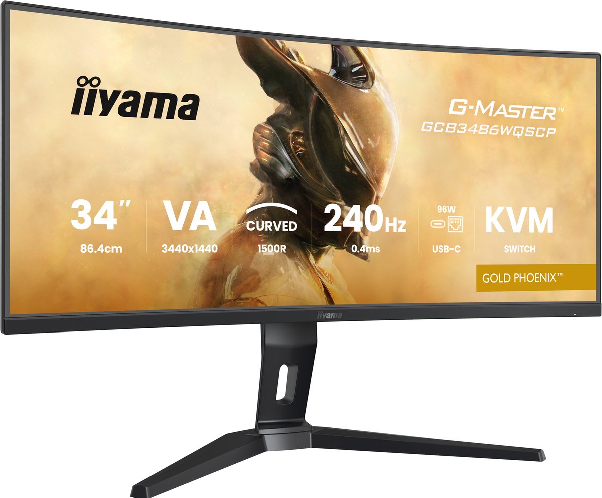 iiyama G-MASTER GCB3486WQSCP-B1, 86,4 cm (34ʺ), 3440 x …
