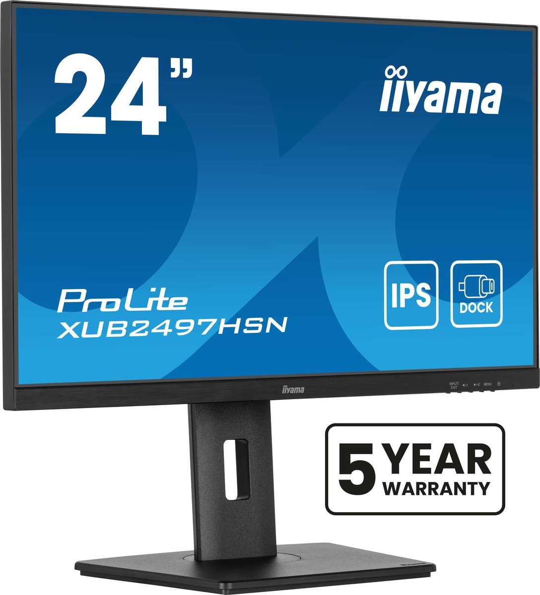iiyama ProLite XUB2497HSN-B2 Monitor PC 60,5 cm (23.8") 1920 x 1080 Pixel Full HD LED Nero