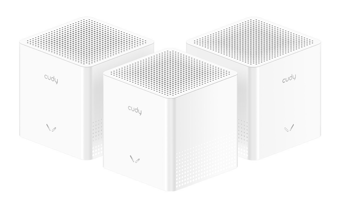 Cudy AC1200 Mesh Wi-Fi System, M1200 2.0, 3-Pack Dual-band (2.4 GHz/5 GHz) Wi-Fi 5 (802.11ac) Bianco 1 Interno