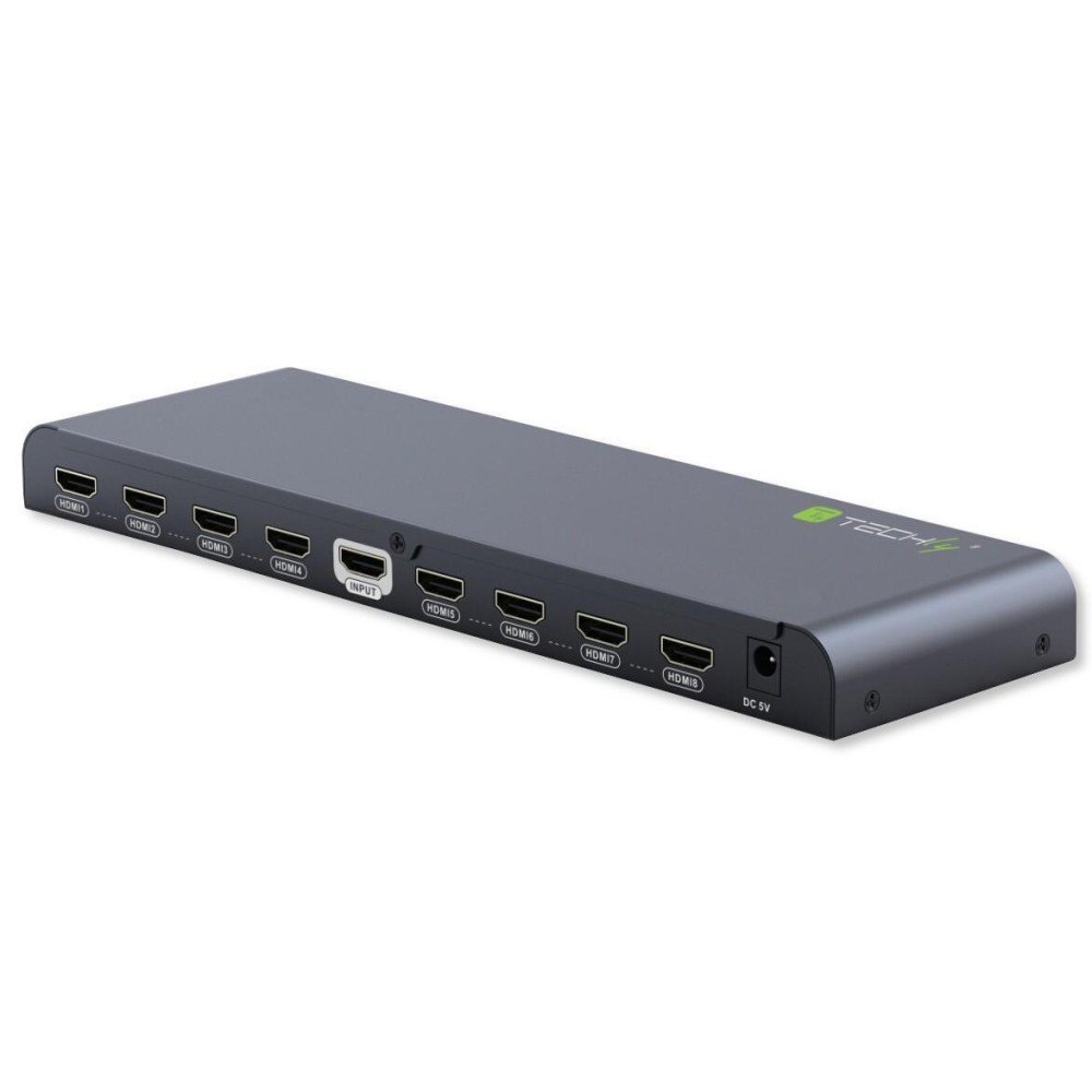 Techly IDATA HDMI2-4K8 Splitter HDMI 2.0 4K@60Hz 1x8 …