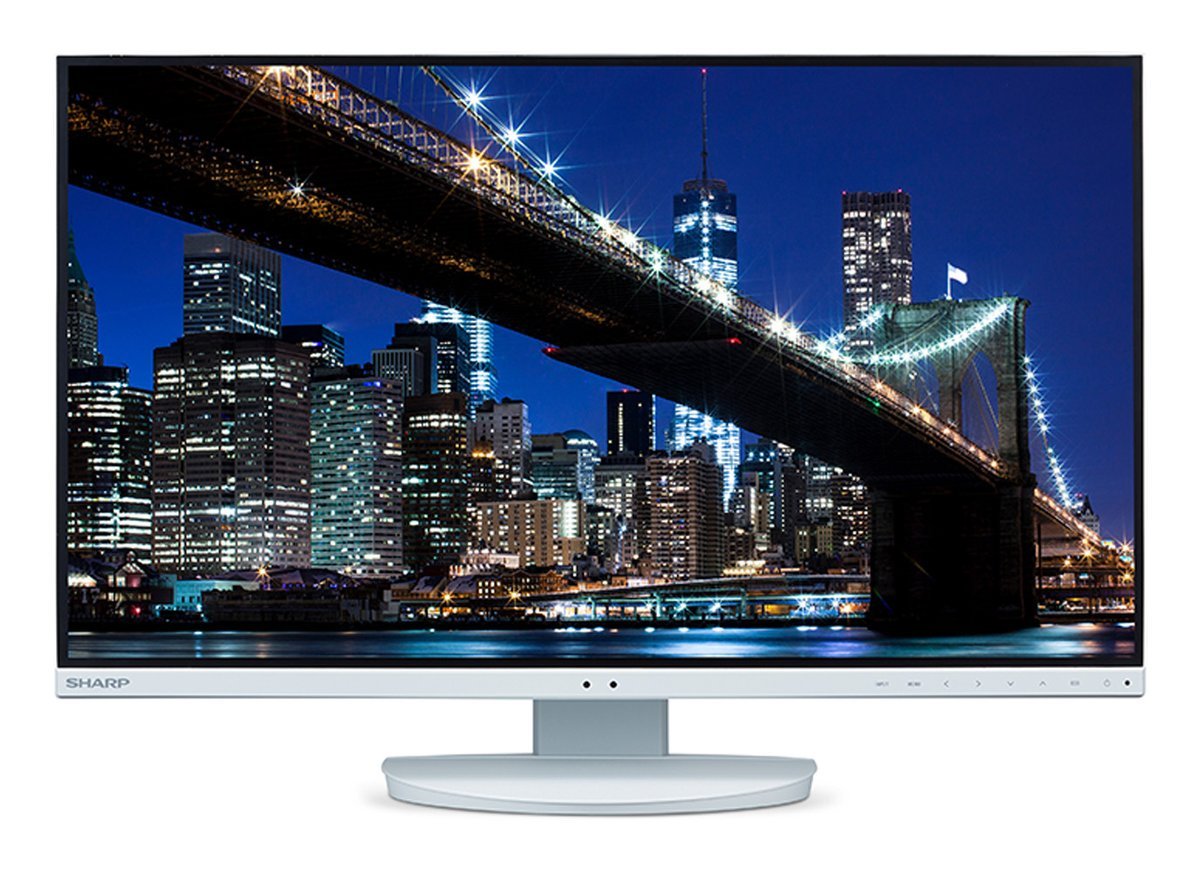 Sharp MultiSync EA272Q Monitor PC 68,6 cm (27") 2560 x 1440 Pixel 4K Ultra HD LCD Bianco