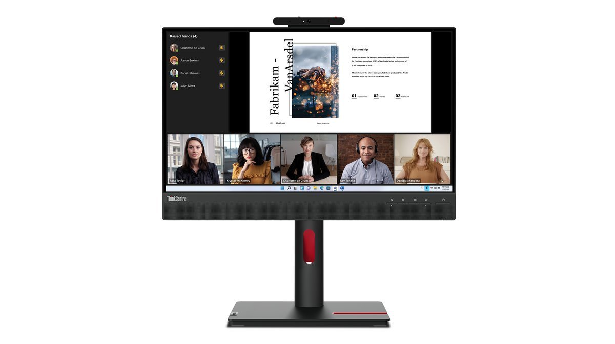 LENOVO ThinkCentre TIO22 G5 54,61cm 21,5inch Touch IPS WLED 16:9 250cd/m2 4ms HDMI DP USB TopSeller