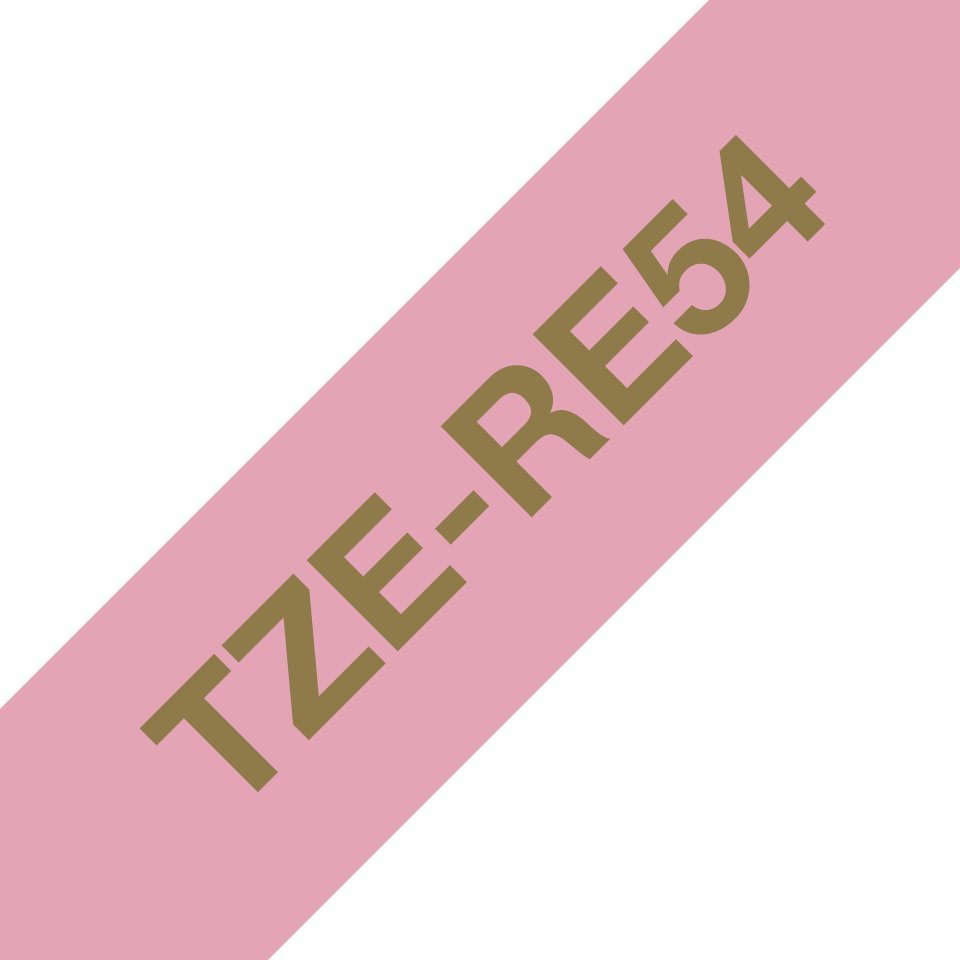 Brother TZe-RE54 - Satinata - dorato su rosa …