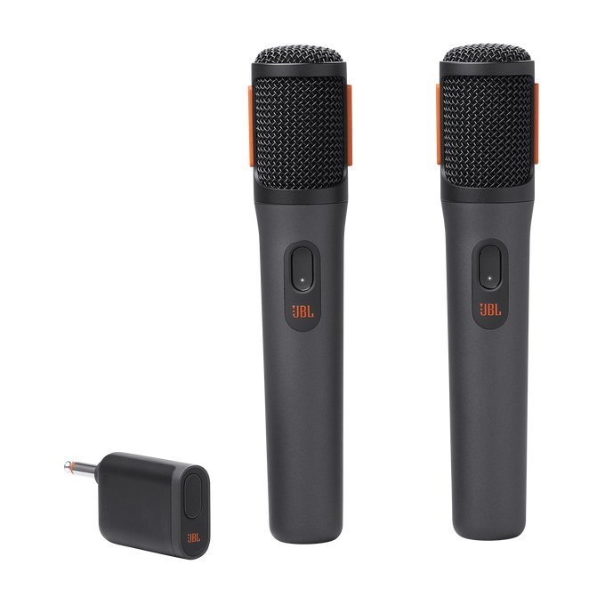 KIT MICROFONI DOPPIO PARTYBOX WIRELESS NERO (JBLPBWIRELESSMIC)
