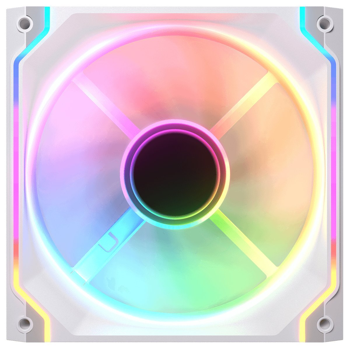 Cougar SC140-RW ARGB - Infinity Mirror Illuminated Modular Fan Reverse Rotation - Bianca