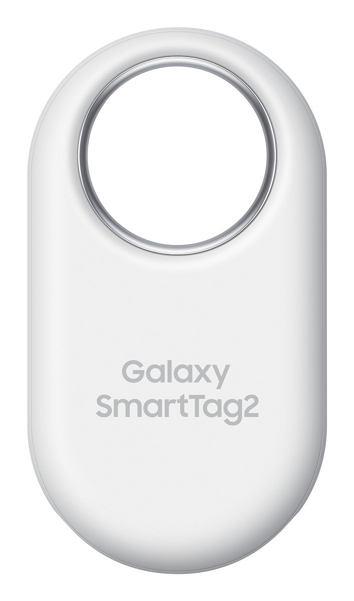 Samsung SmartTag2 (2023) T5600 IP67 White - <p>Connettivit&agrave;</p><div>Bluetooth: BLE v5.3</div><div>UWB: O</div><div>Distance: Up to 120 m (BLE)</div><div>&nbsp;</div><div>Batteria</div><div>Tipologia: Replaceable CR2032 1 ea</div><div>Battery Life: Up to 500 days</div><div>&nbsp;</div><div>Specifiche fisiche</div><div>Dimensioni (LxAxP): 28.8 x 52.44 x 8.0 mm</div><div>Peso: 13.75 g</div><div>Colore: White o Black</div><div>&nbsp;</div><div>Compatibilit&agrave;&nbsp;</div><div>Modelli comp