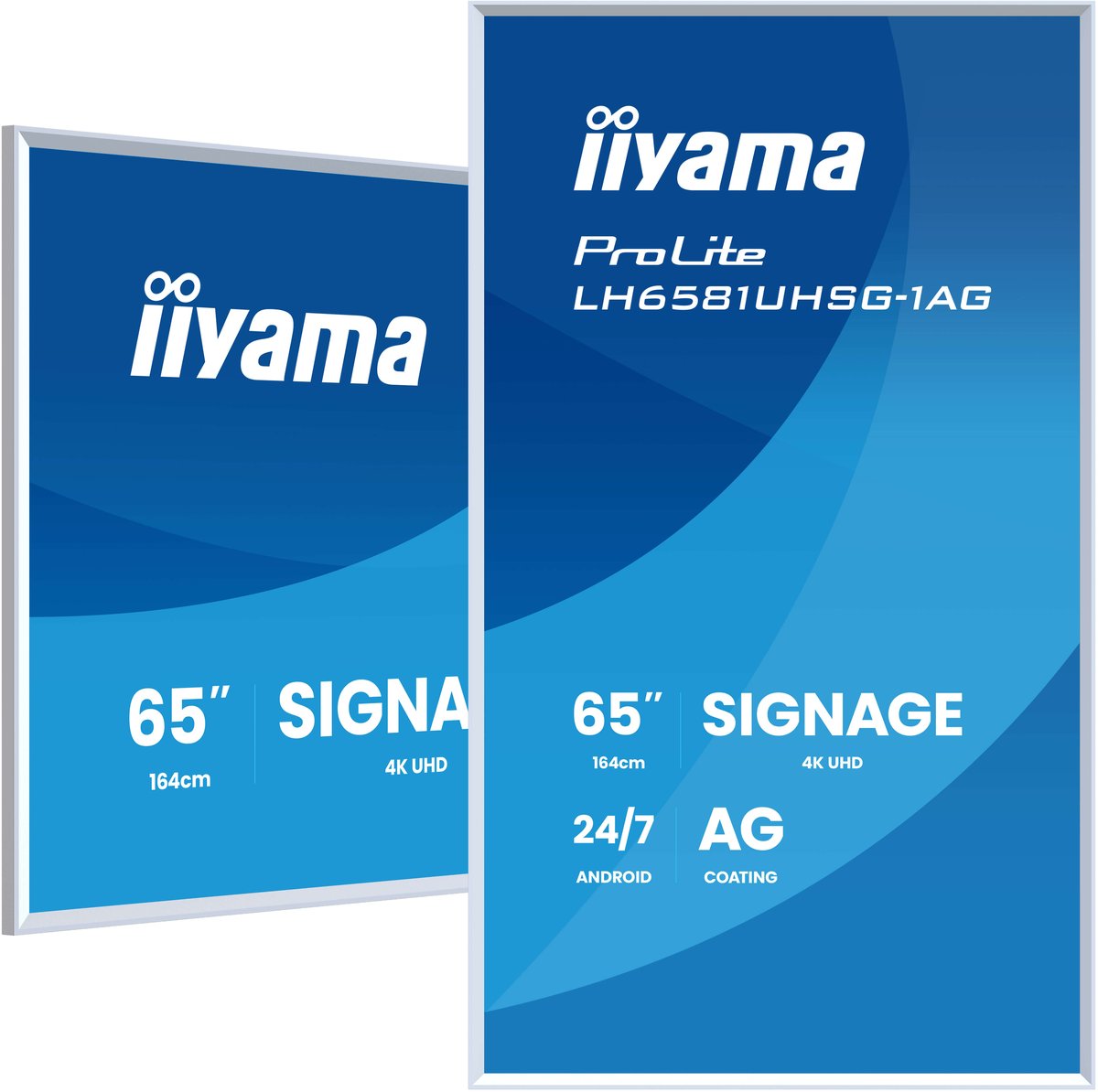 iiyama LH6581UHSG-1AG, Pannello piatto per segnaletica digitale, 163,8 …