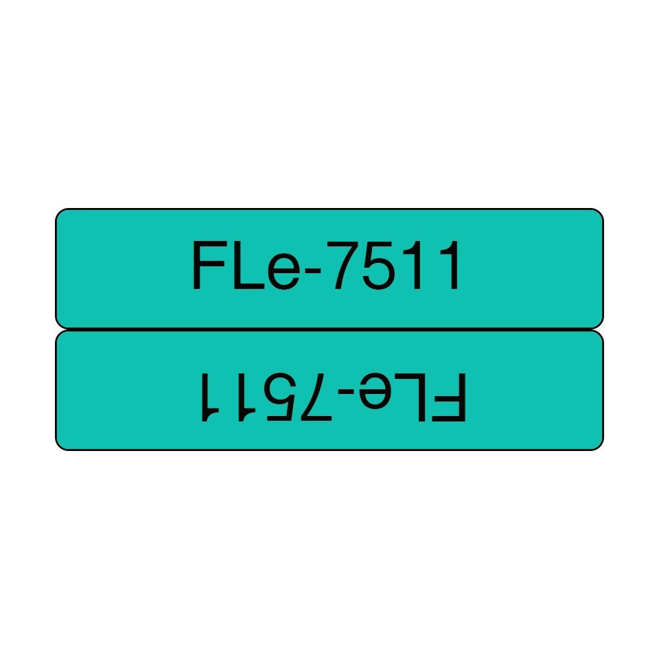BROTHER FLE7511 NASTRO NERO / VERDE