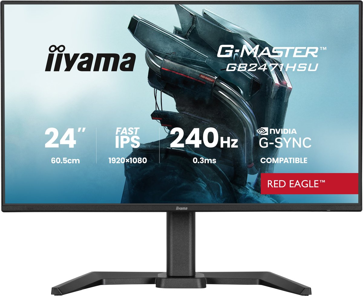 iiyama G-MASTER GB2471HSU-B1, 60,5 cm (23.8ʺ), 1920 x …