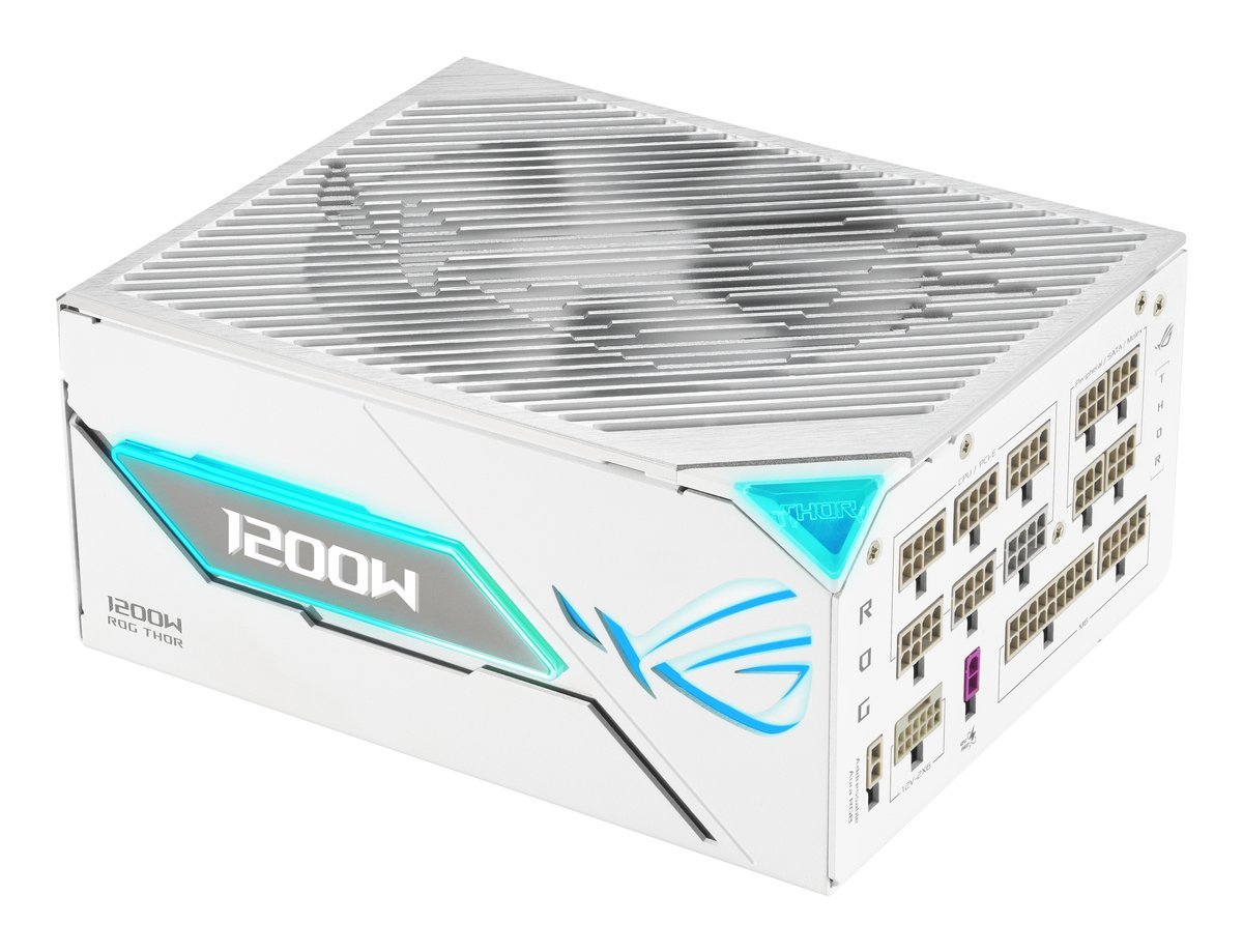 Asus ROG Thor 1200P3 White Gaming-E Platinum III Power Supply / Aura Sync / OLED - 1.200 Watt