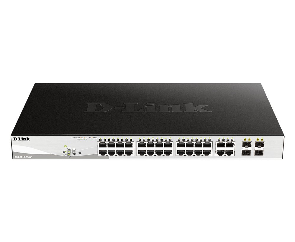 D-Link DGS-1210-28P switch di rete Gestito L2 Supporto Power over Ethernet (PoE) 1U