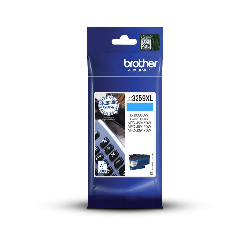 BROTHER LC3259XLCP CARTUCCIA INK JET CIANO A RESA ELEVATA PER MFC-J6945DW 5.000 PAGINE