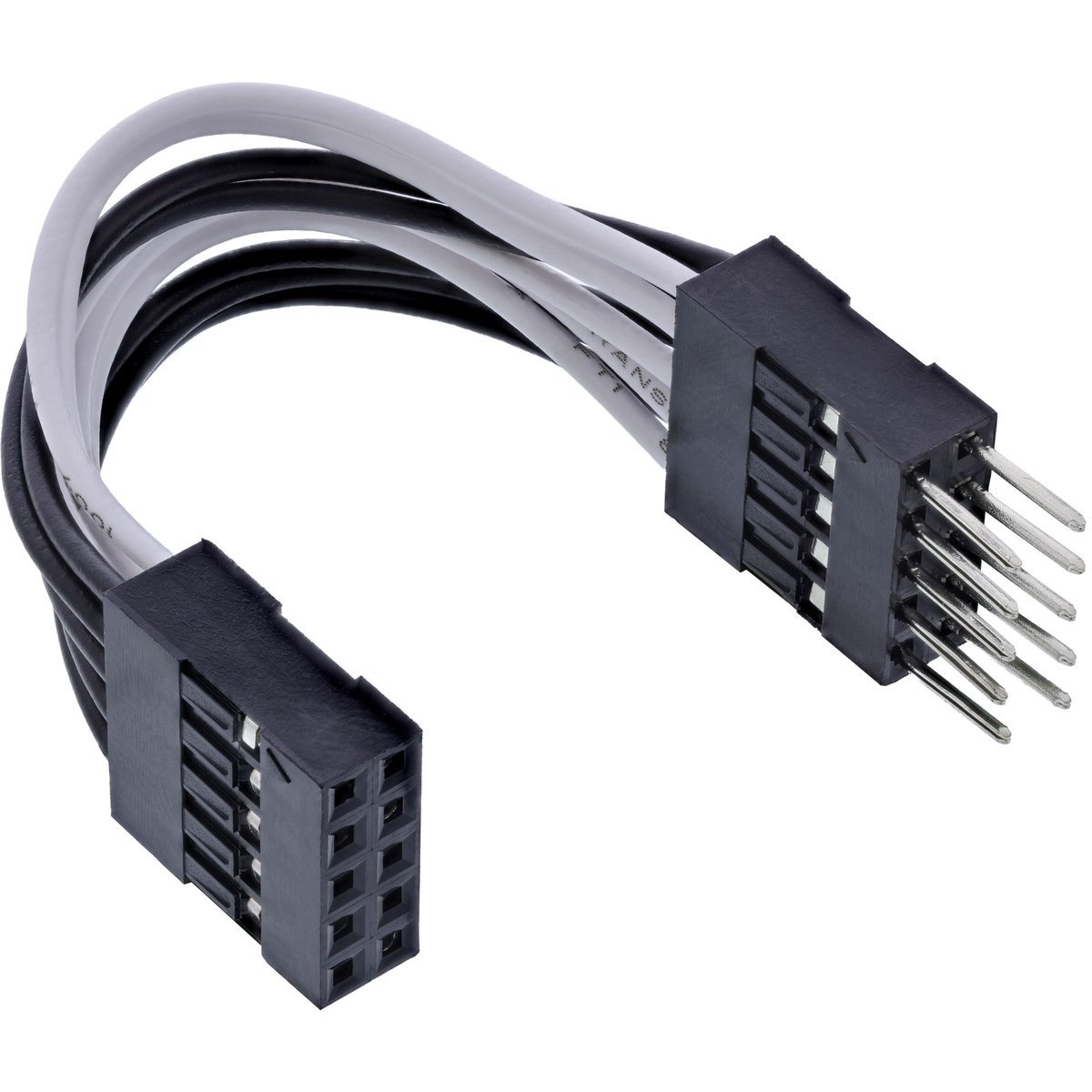 InLine® Cavo USB 2.0 interno 2x5pin maschio / 2x5pin femmina - 5cm