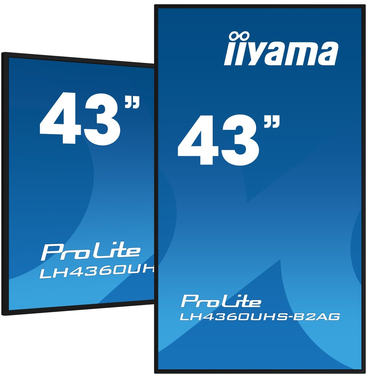 iiyama LH4360UHS-B2AG, Pannello A digitale, 108 cm (42.5?), LED, 3840 x 2160 Pixel, Wi-Fi, 24/7