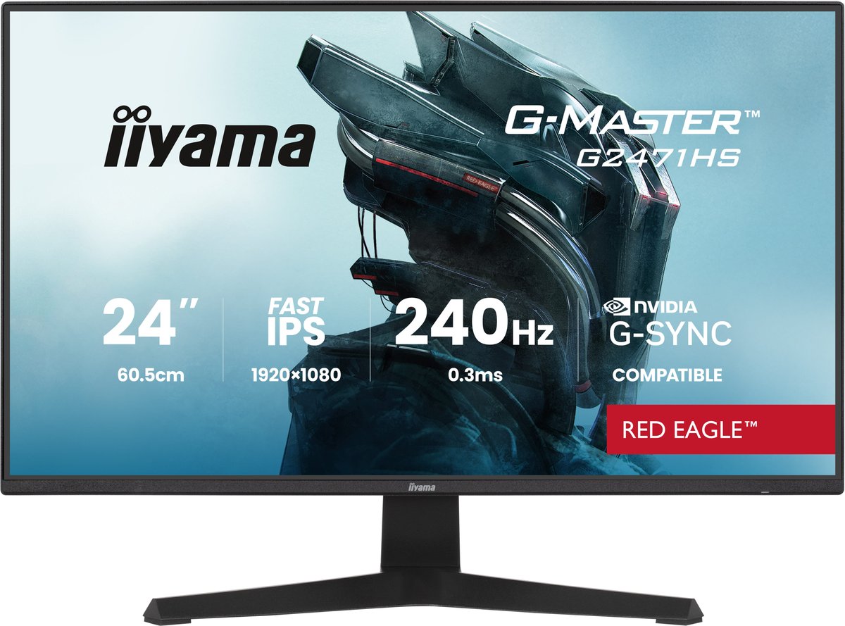 iiyama G-MASTER G2471HS-B1, 60,5 cm (23.8ʺ), 1920 x …