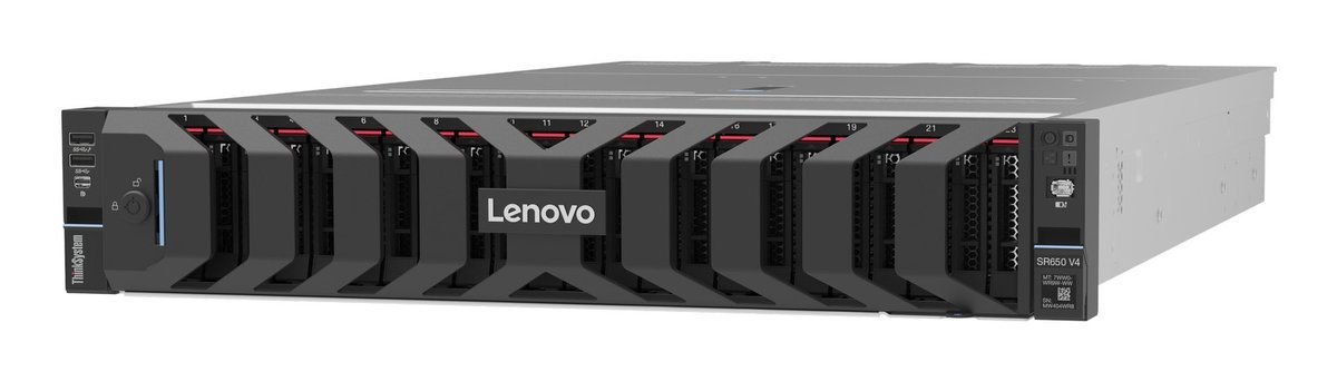 LENOVO ISG ThinkSystem SR650 V4 Intel Xeon 6515P 16C 2.3GHz 150W 1x32GB 2Rx8 960GBx2 SATA