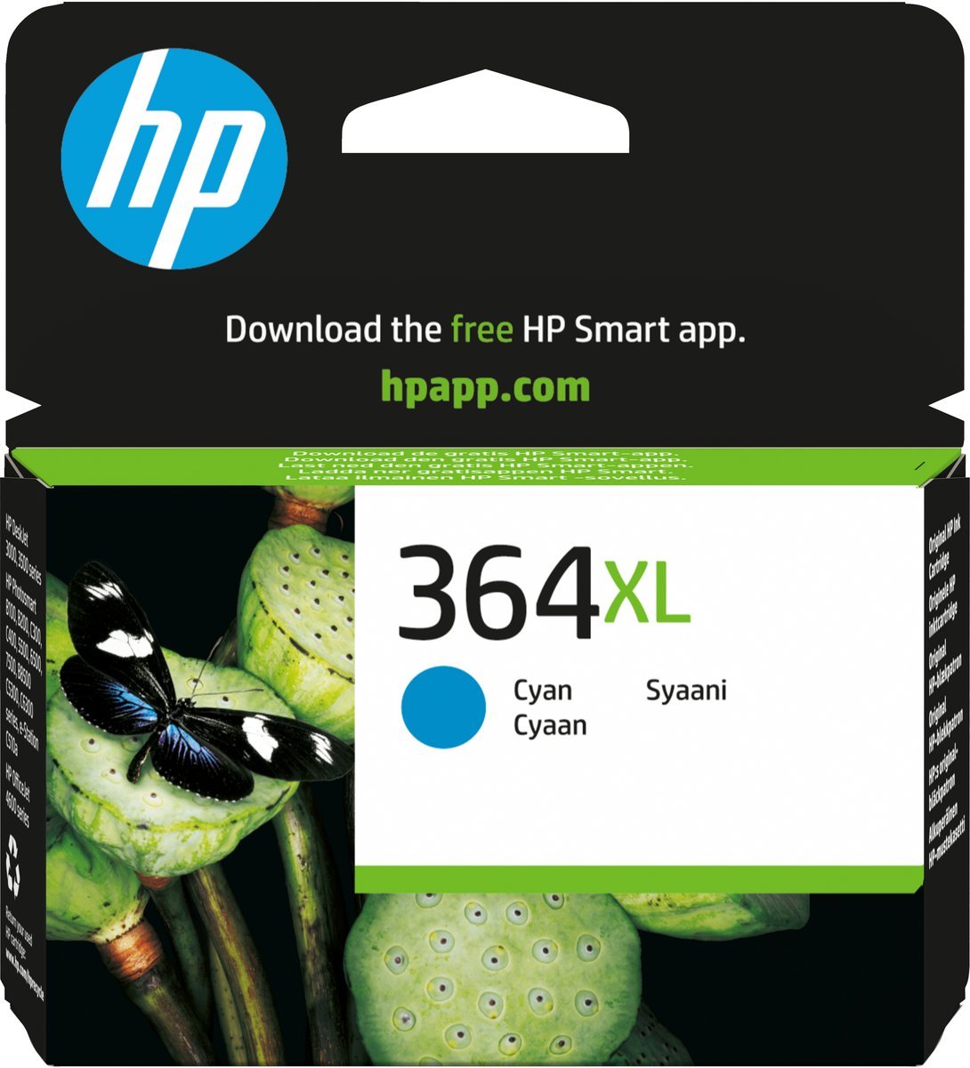 HP Cartuccia originale inchiostro ciano ad alta capacitÃ  364XL