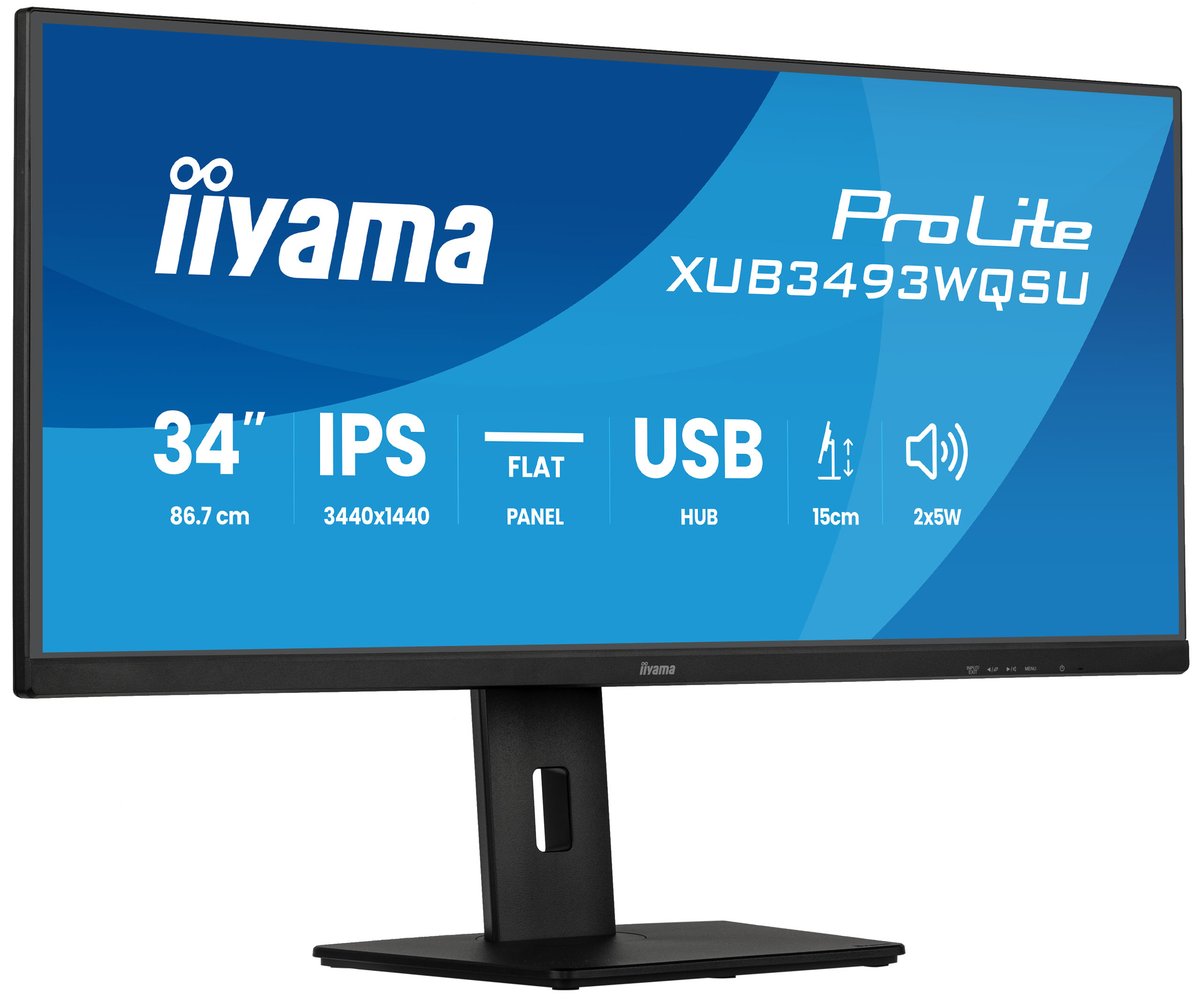 iiyama ProLite XUB3493WQSU-B6, 86,4 cm (34ʺ), 3440 x …