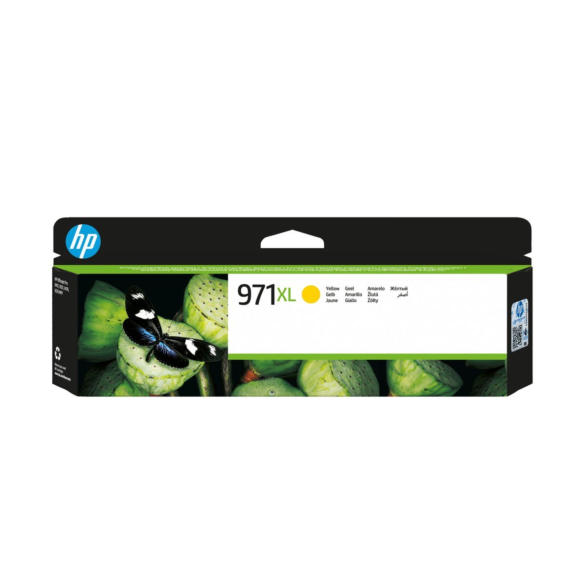 HP Cartuccia originale inchiostro giallo ad alta capacita 971XL - Resa elevata (XL) - Inchiostro a base di pigmento - 83 ml - 6600 pagine - 1 pz