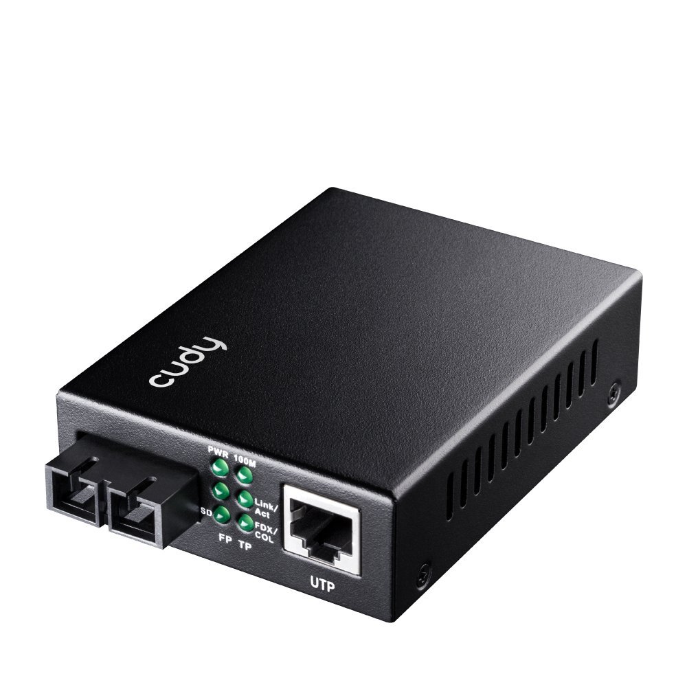 Cudy MC100MA-2 Media Converter 10/100M Ethernet Media Converter, 10/100M1310nm MM 2Km SC