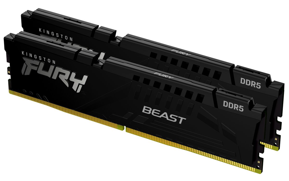 MEMORIA DDR5 64 GB FURY BEAST PC5600 MHZ KIT (2X32) (KF556C36BBEK2-64)