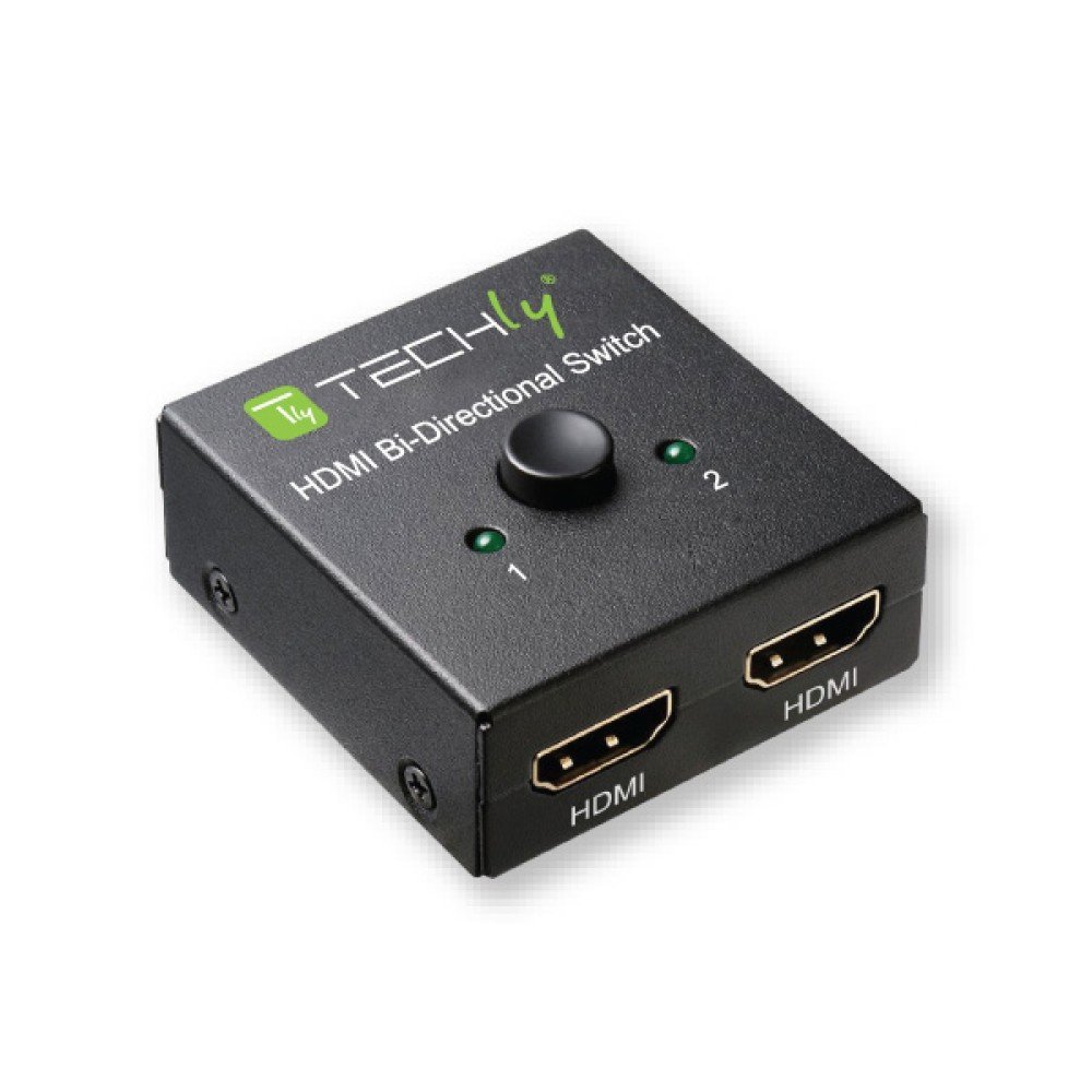 Techly IDATA HDMI-22BI2 Interruttore HDMI 2.0 2x1/1x2 4K60Hz …