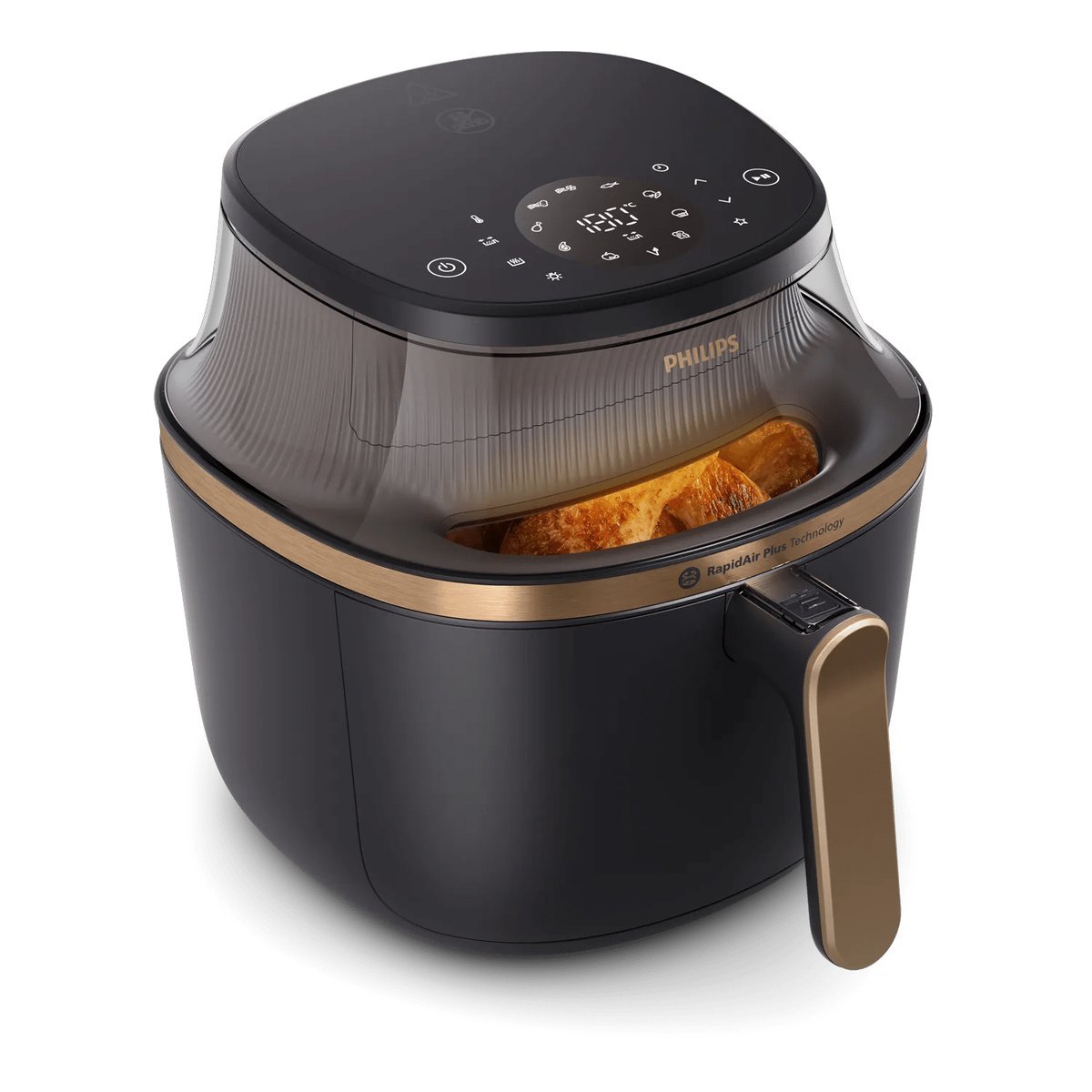 FRIGGITRICE AD ARIA MULTICOOKER XL 6.2 LITRI CON FINESTRA 16PROGRAMMI
