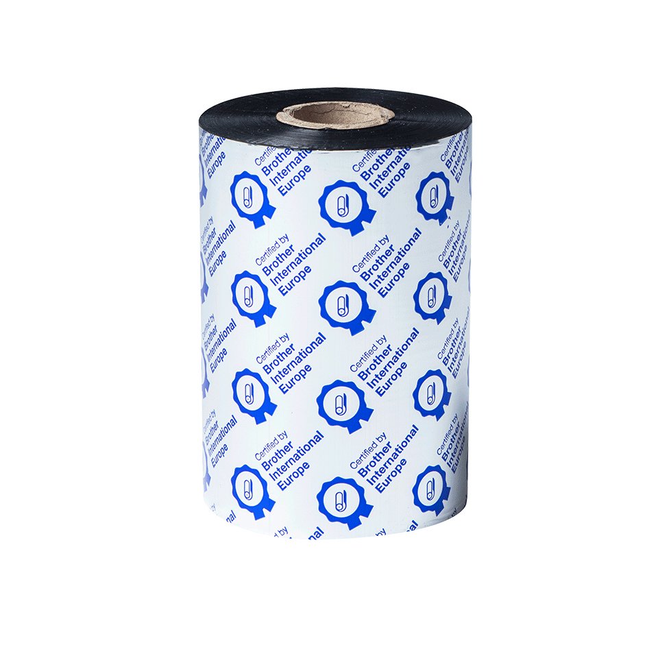 Brother Premium - Confezione da 8 - nero - 110 mm x 450 m - nastro di stampa - per Brother TJ-4020, 4120; Titan Industrial Printer TJ-4021, 4121, 4420, 4422, 4520, 4522