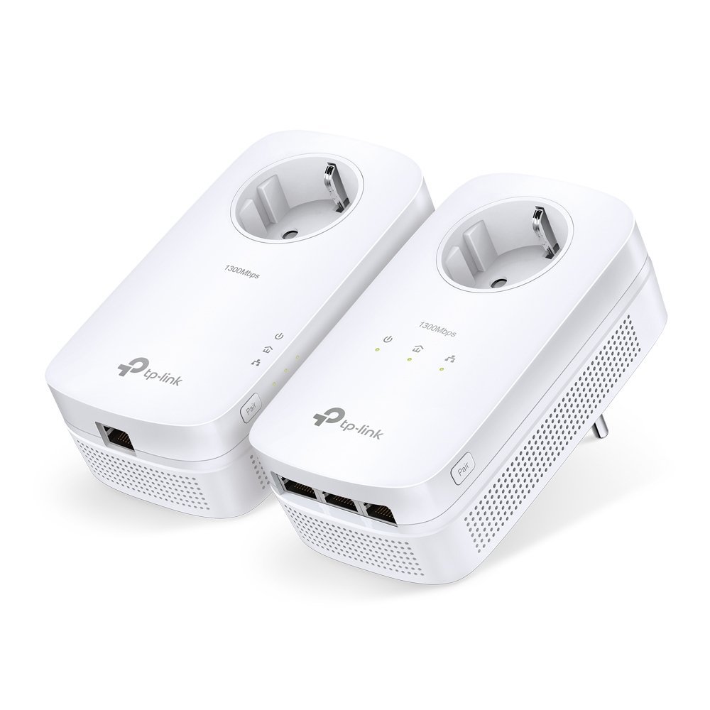 TP-Link TL-PA8033P KIT adattatore di rete PowerLine 1300 Mbit/s Collegamento ethernet LAN Bianco 2 pz