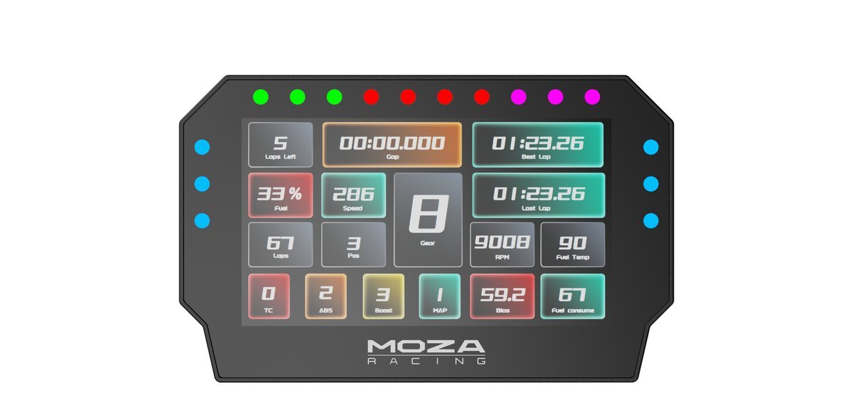 MOZA CM2 Racing Dash - Nero