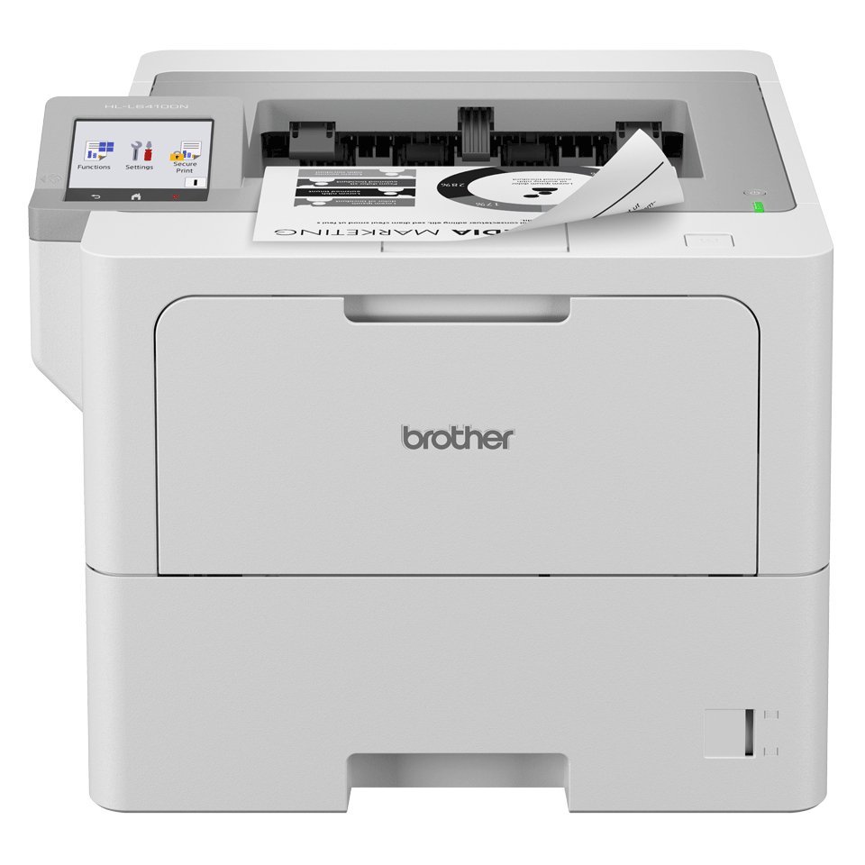 Brother HL-L6410DN - Stampante - B/N - Duplex - laser - A4/Legal - 1200 x 1200 dpi - fino a 50 ppm - capacità 620 fogli - USB 2.0, Gigabit LAN, NFC, host USB 2.0