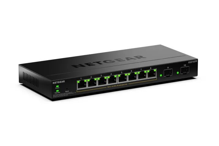 NETGEAR GS310TPv2 Gestito L2/L3 Gigabit Ethernet (10/100/1000) Supporto Power over Ethernet (PoE) Desktop Nero