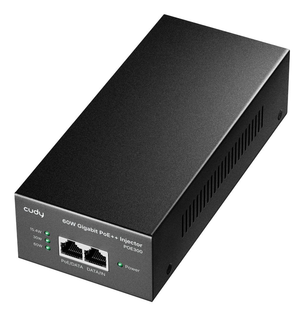 POE INJECTOR GIGABIT POE+/POE 60