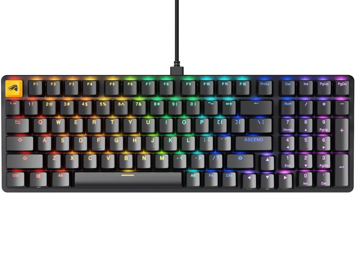 Glorious PC Gaming Race GMMK 2 Full Size, Fox Switch - Nero, Layout US