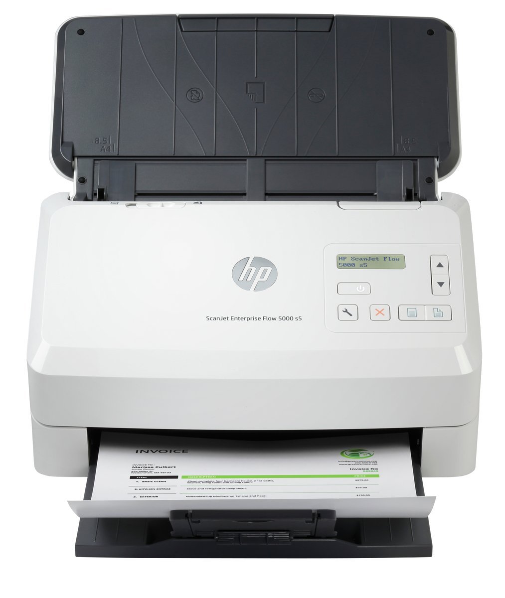 HP ScanJet Enterprise Flow 5000 s5 Scanner a foglio 600 x 600 DPI A4 Bianco