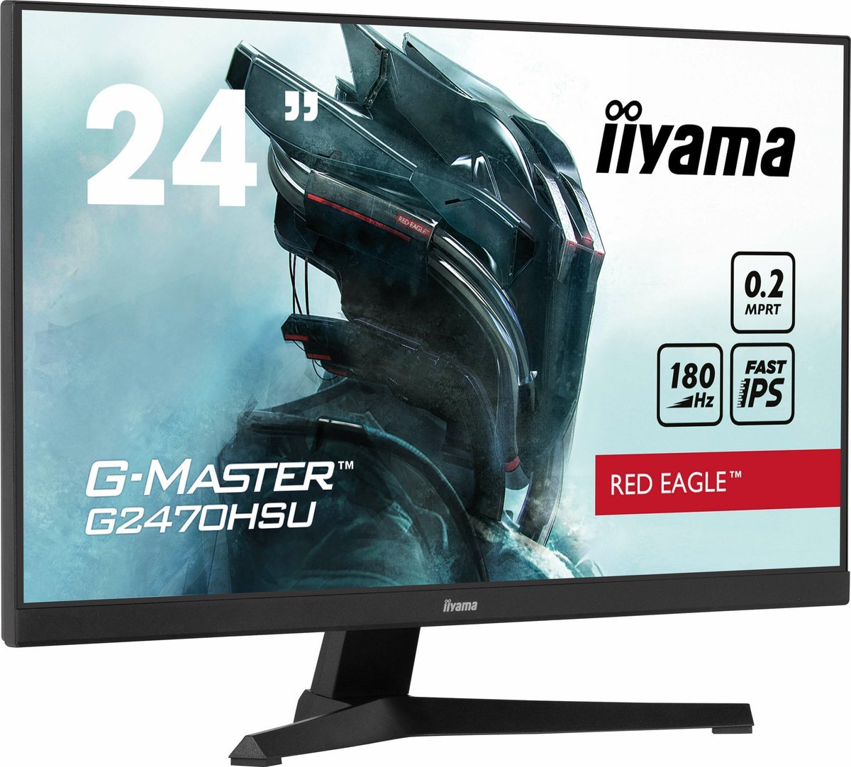 iiyama G-MASTER G2470HSU-B6 Monitor PC 60,5 cm (23.8") 1920 x 1080 Pixel Full HD LCD Nero