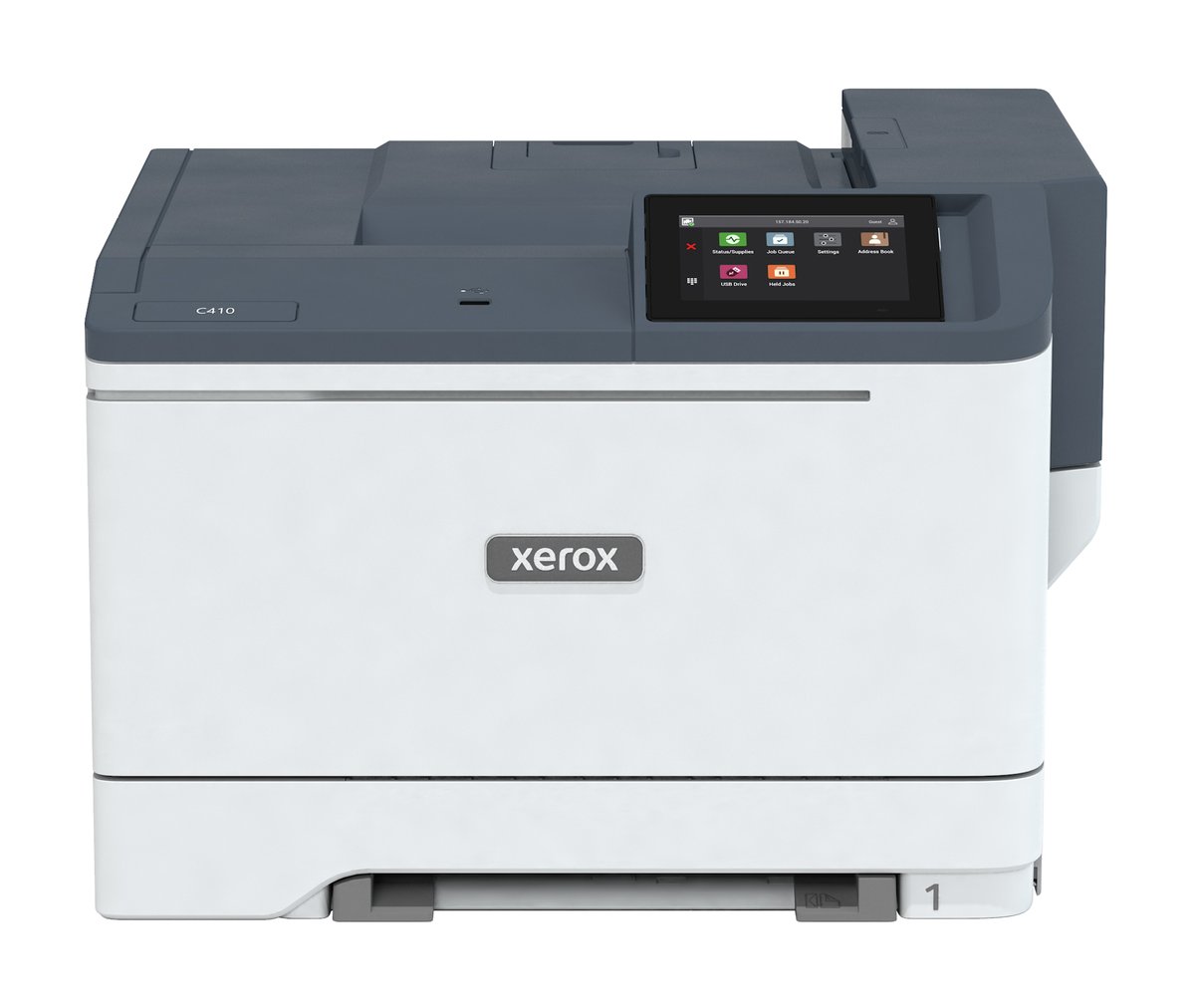 Xerox C410V/Z - Stampante - colore - Duplex - laser - A4/Legal - 1200 x 1200 dpi - fino a 40 ppm (mono) / fino a 40 ppm (colore) - capacità 251 fogli - USB, Gigabit LAN, host USB 2.0