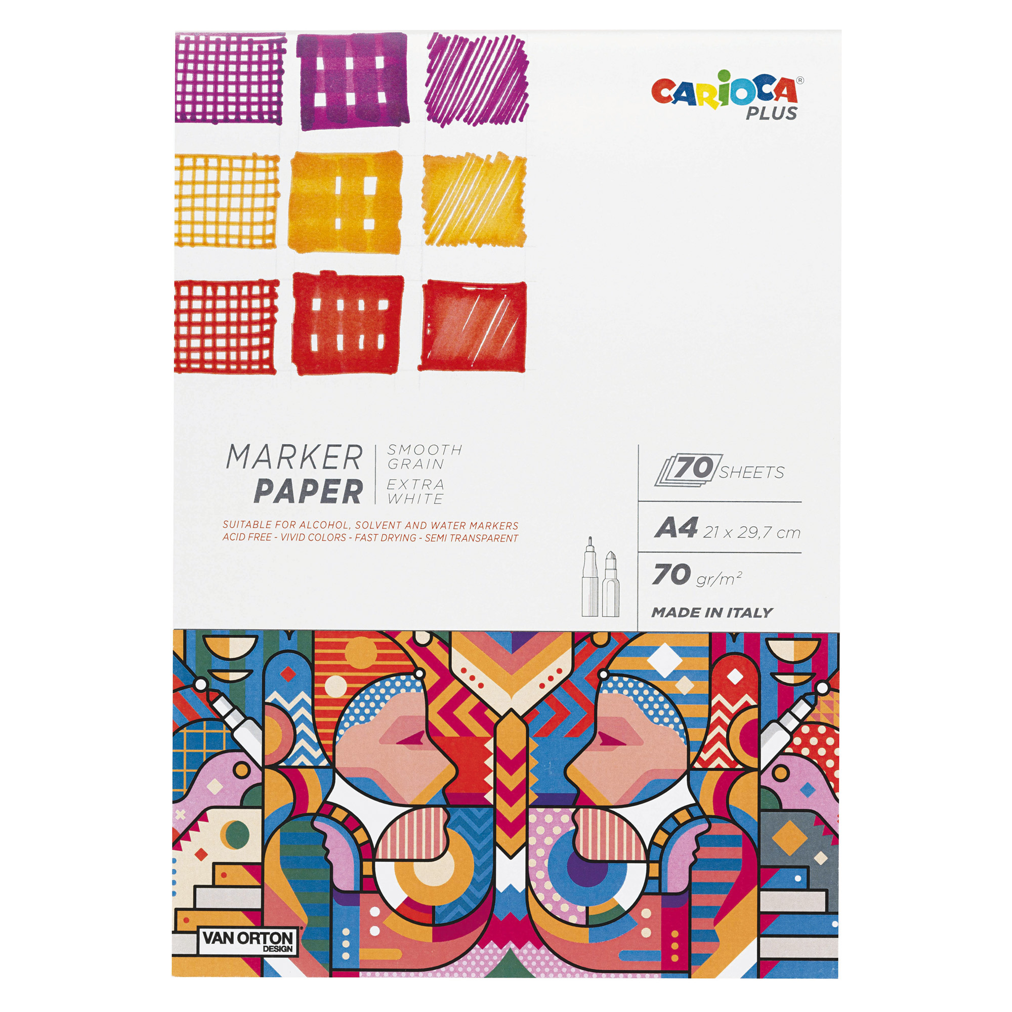 Album disegno pennarello - A4 - 70 gr …