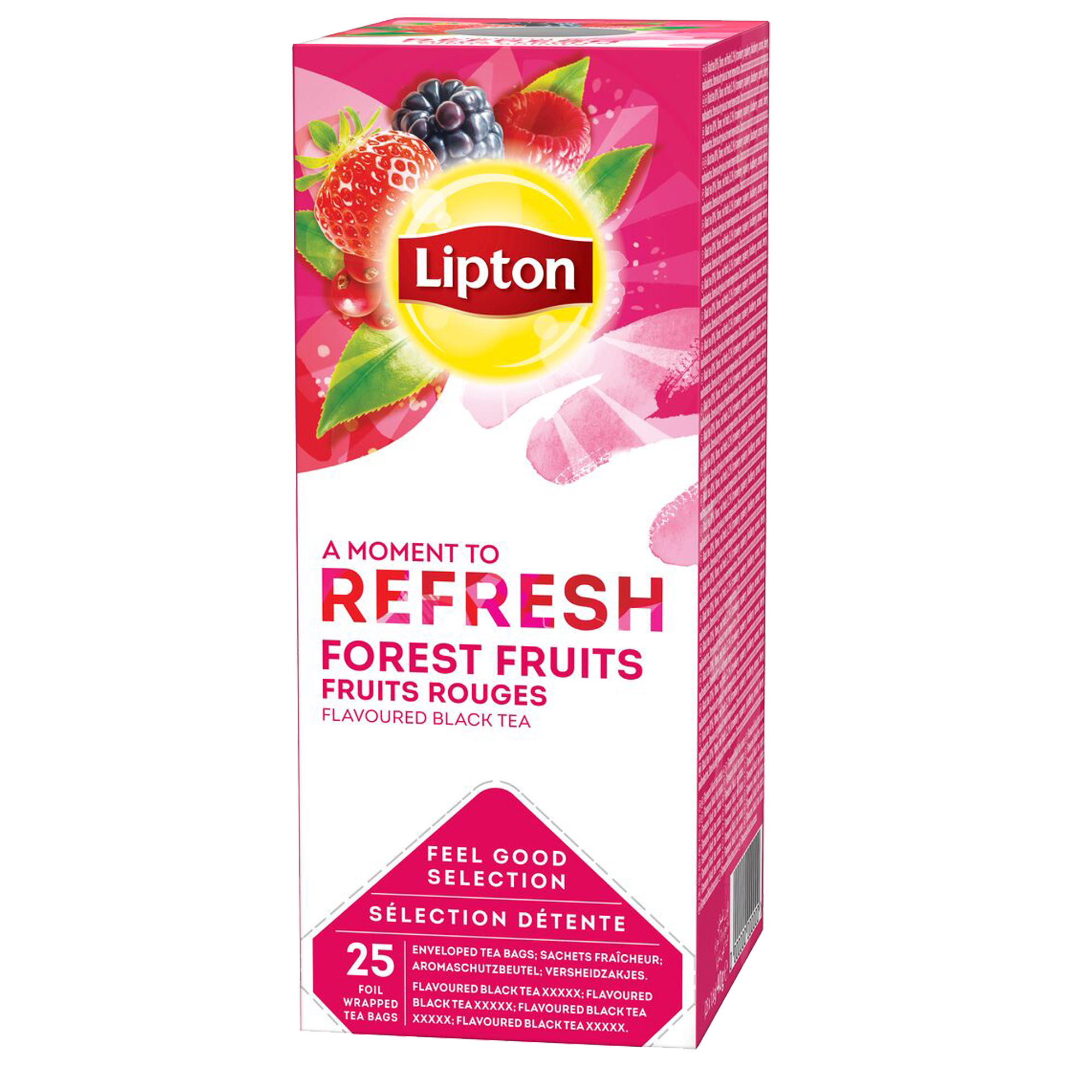 TE' nero Frutti di bosco - Feel Good Selection - in filtro - Lipton - conf. 25 pezzi