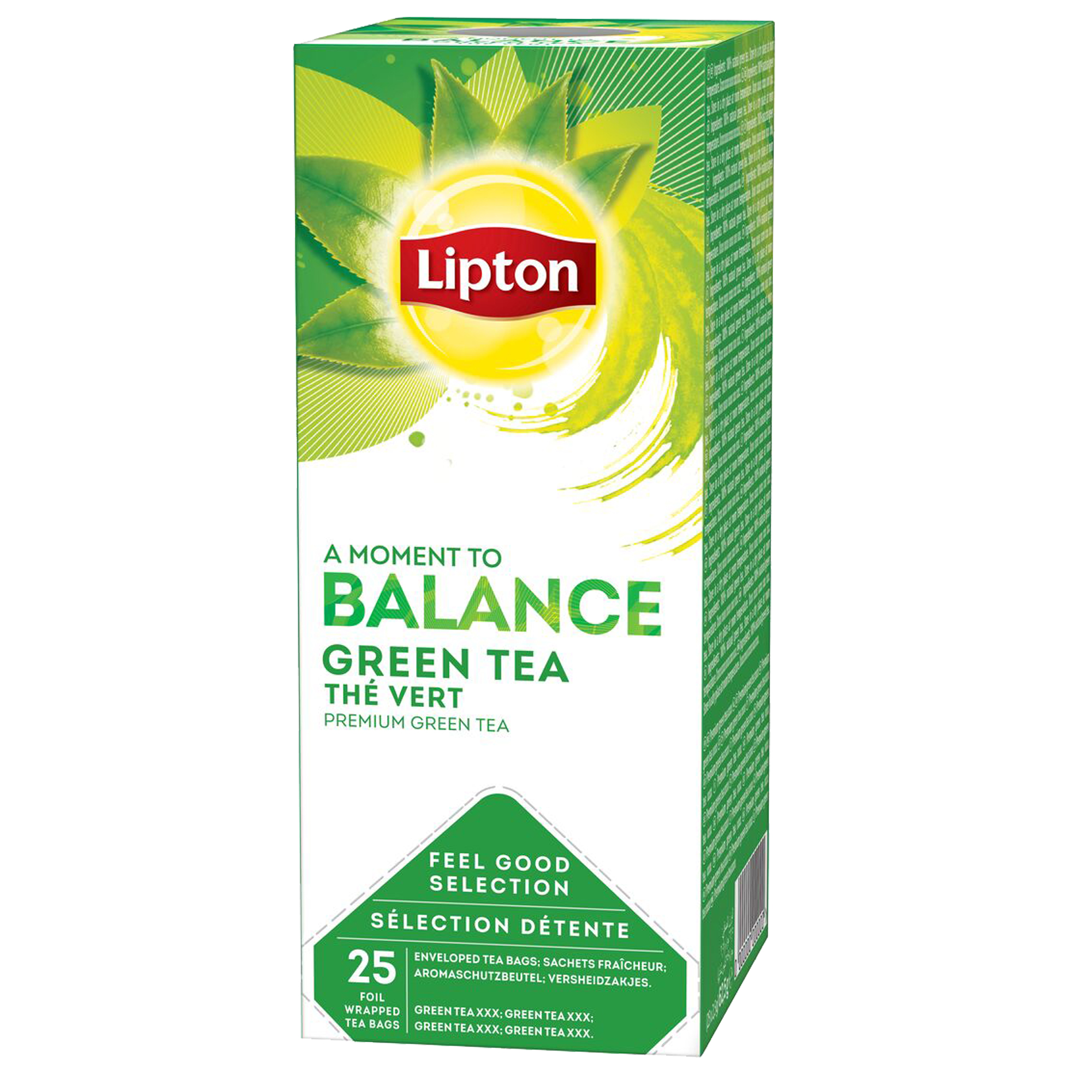 TE' verde puro - Feel Good Selection - in filtro - Lipton - conf. 25 pezzi