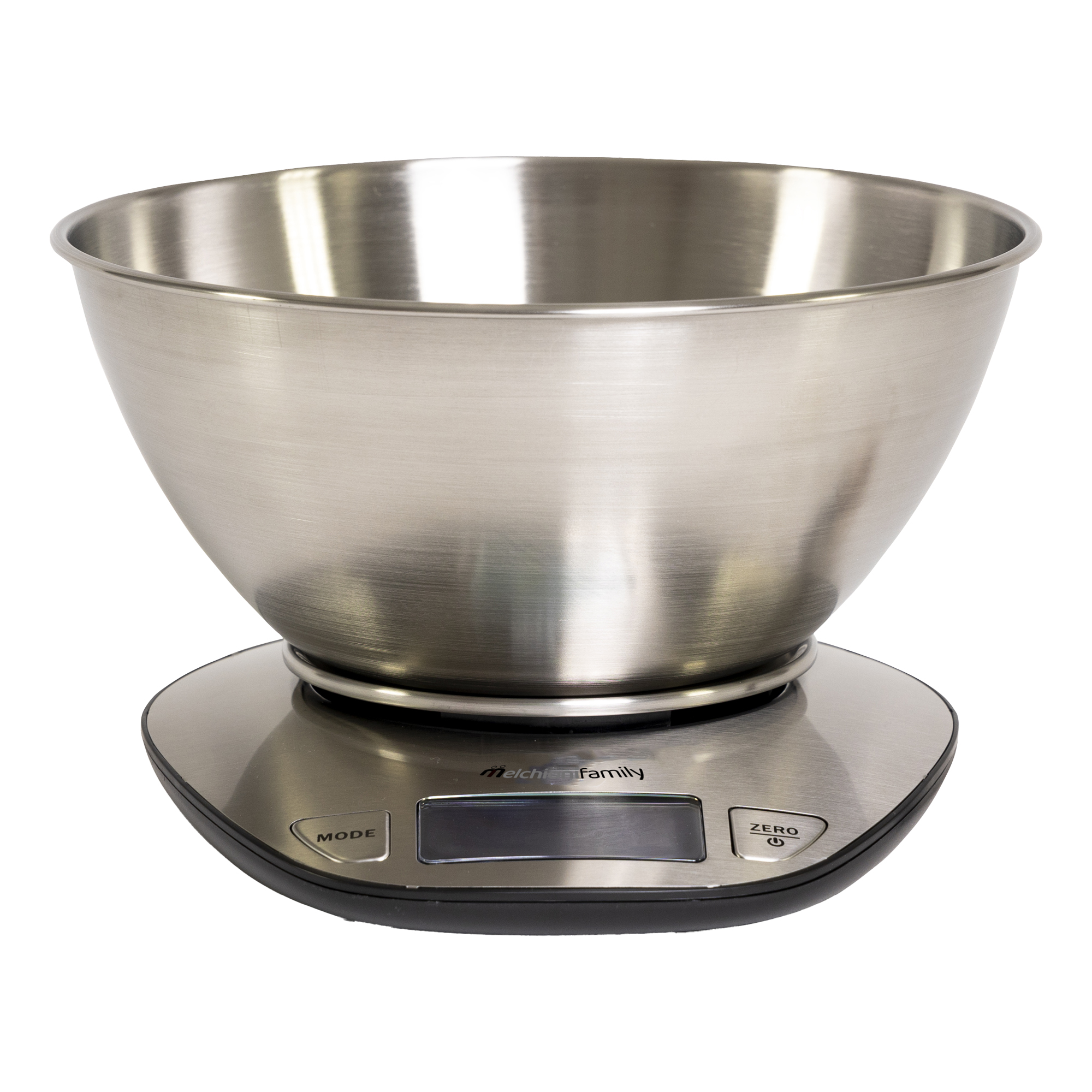 Bilancia da cucina Graal - con ciotola - peso massimo 5 kg - acciaio - Melchioni family