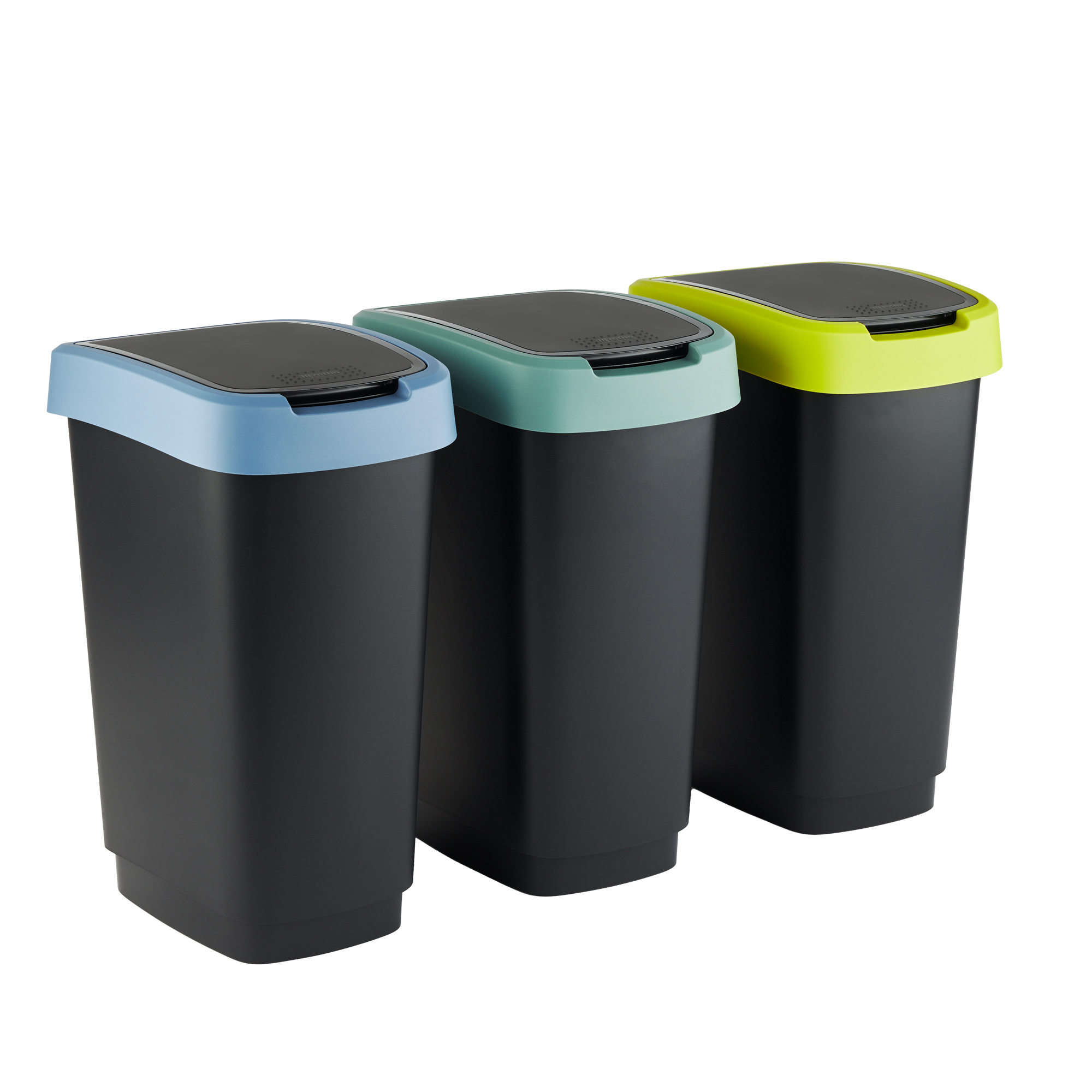 Pattumiera con coperchio basculante - 50 L - …